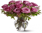 Red and Pink roses in a bag